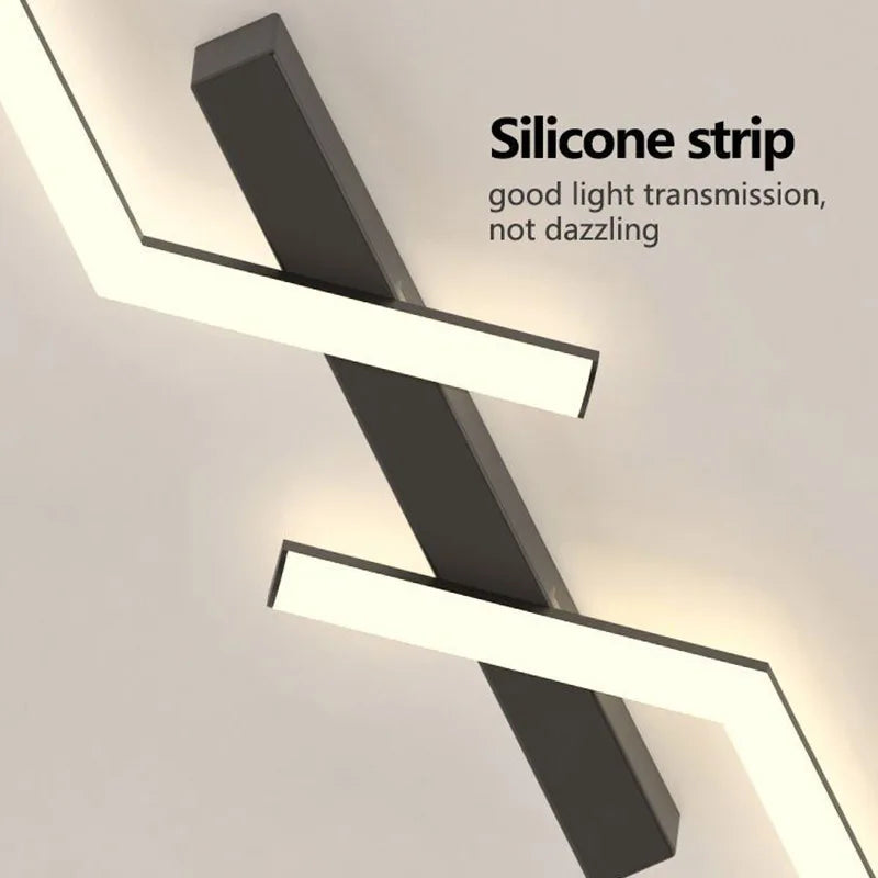 Light with Modern LED Ceiling Sleek Linear Design for Stylish Illumination