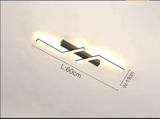 Light with Modern LED Ceiling Sleek Linear Design for Stylish Illumination
