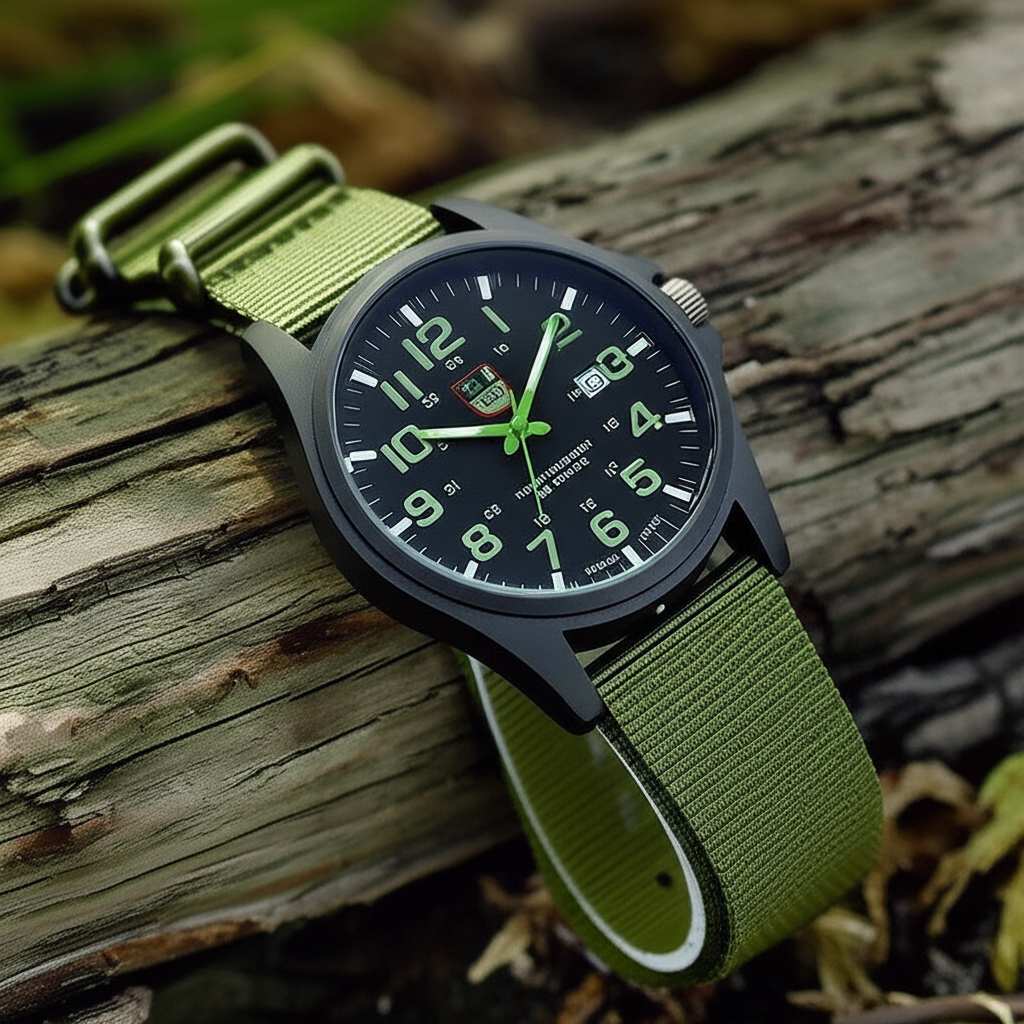 Watch Men's Outdoor for Robust, Water-Resistant and Sporty