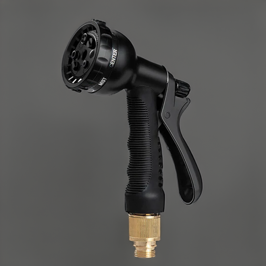 Garden Hose with Expandable Spray Gun for Flexible and Kink-Free