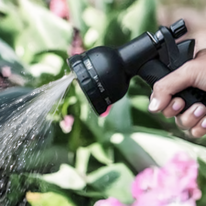 Garden Hose with Expandable Spray Gun for Flexible and Kink-Free