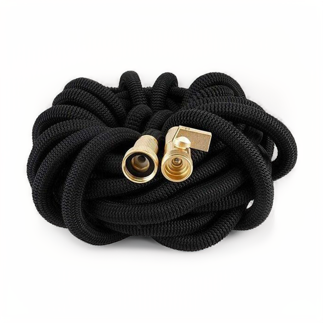 Garden Hose with Expandable Spray Gun for Flexible and Kink-Free