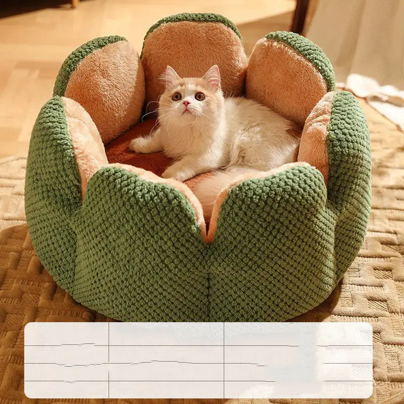 Flower Cat Bed for Soft and Cozy for Your Cat
