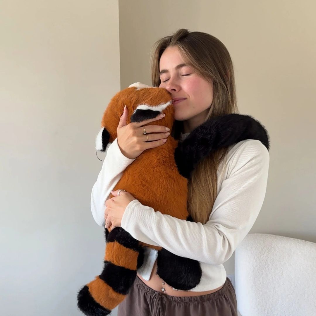 Weighted Panda Plush Toy with Calming Effect for Relaxation and Comfort