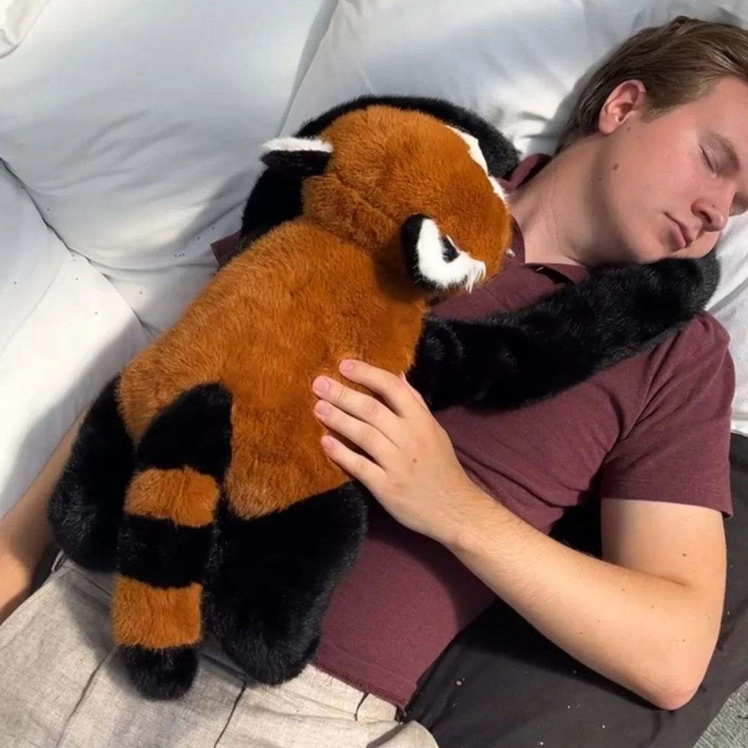 Weighted Panda Plush Toy with Calming Effect for Relaxation and Comfort