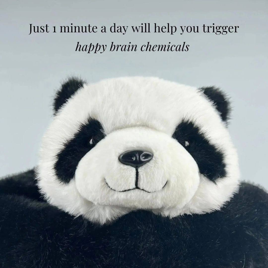 Weighted Panda Plush Toy with Calming Effect for Relaxation and Comfort