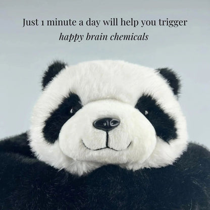 Weighted Panda Plush Toy with Calming Effect for Relaxation and Comfort