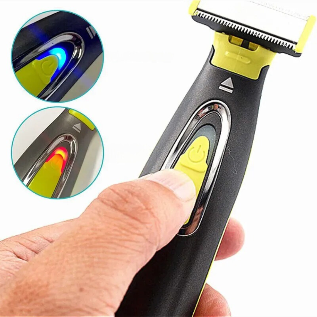 Electric Body Trimmer with T-Blade for Wireless, Rechargeable and Precision Shaving