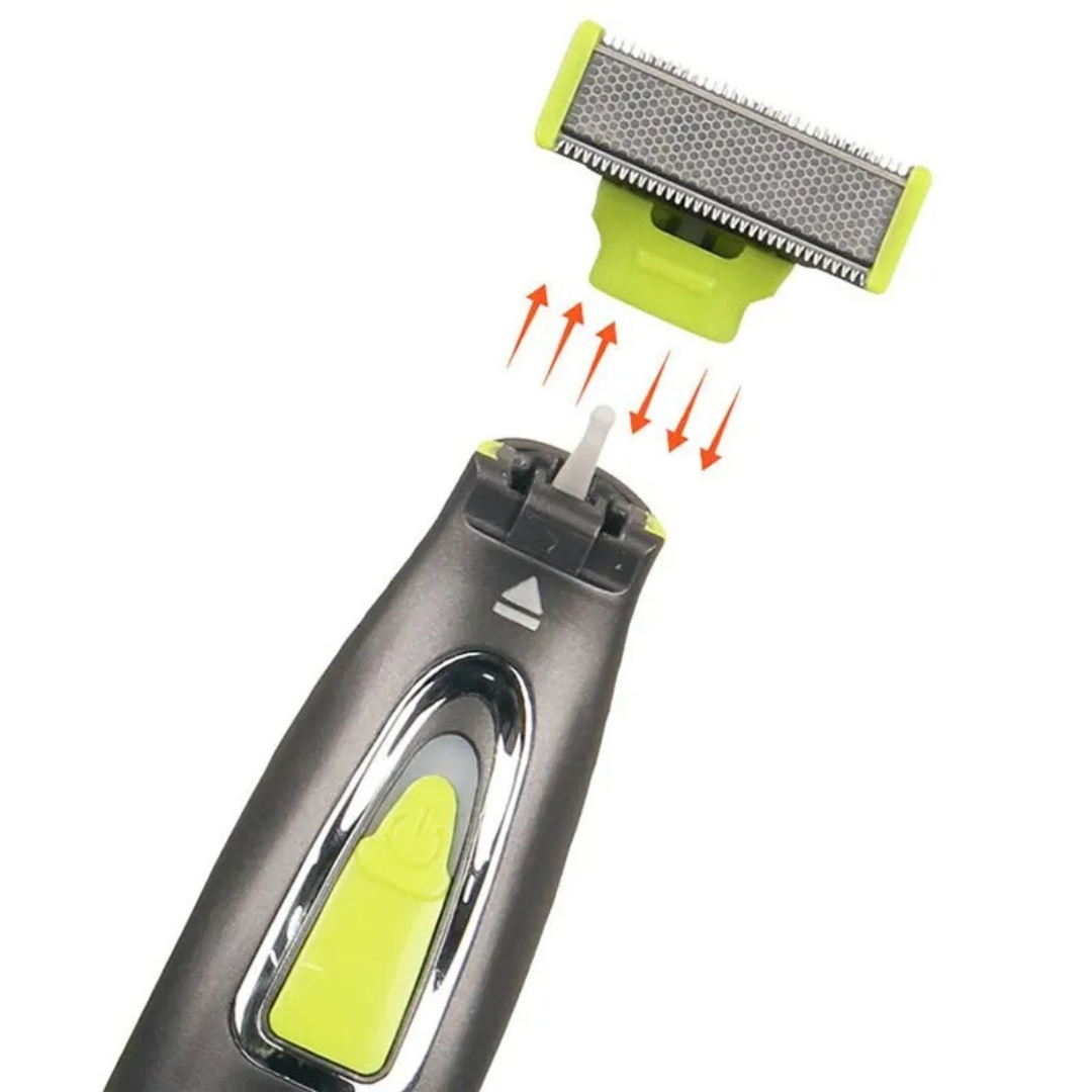 Electric Body Trimmer with T-Blade for Wireless, Rechargeable and Precision Shaving