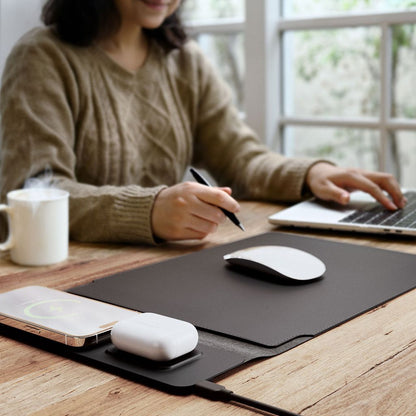 Powerdesk Sleeve for Slim Laptop Case with Wireless Charging Function