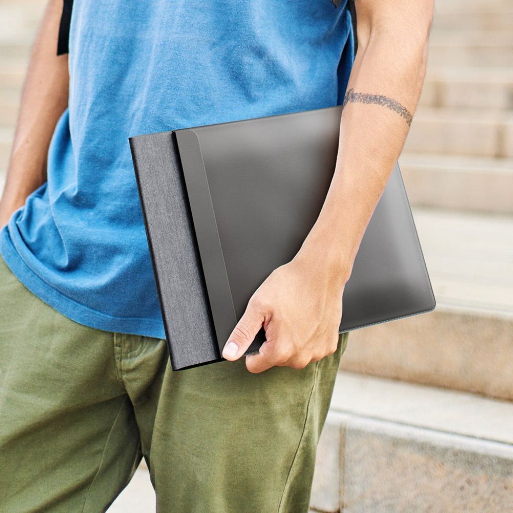Powerdesk Sleeve for Slim Laptop Case with Wireless Charging Function