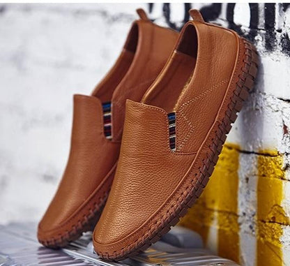 Shoes with Men's Comfortable Slip-on Flexible Sole for Daily Walking Comfort