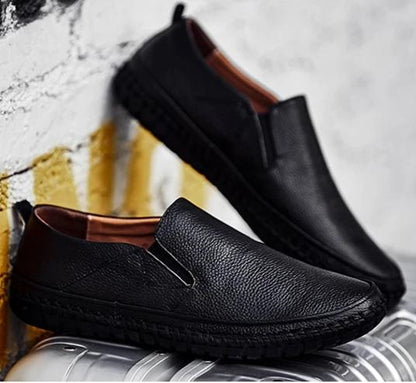 Shoes with Men's Comfortable Slip-on Flexible Sole for Daily Walking Comfort