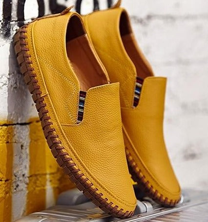 Shoes with Men's Comfortable Slip-on Flexible Sole for Daily Walking Comfort