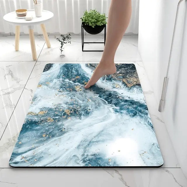 Mat Aquaart Luxe Bath for Water-Absorbing and Quick-Drying