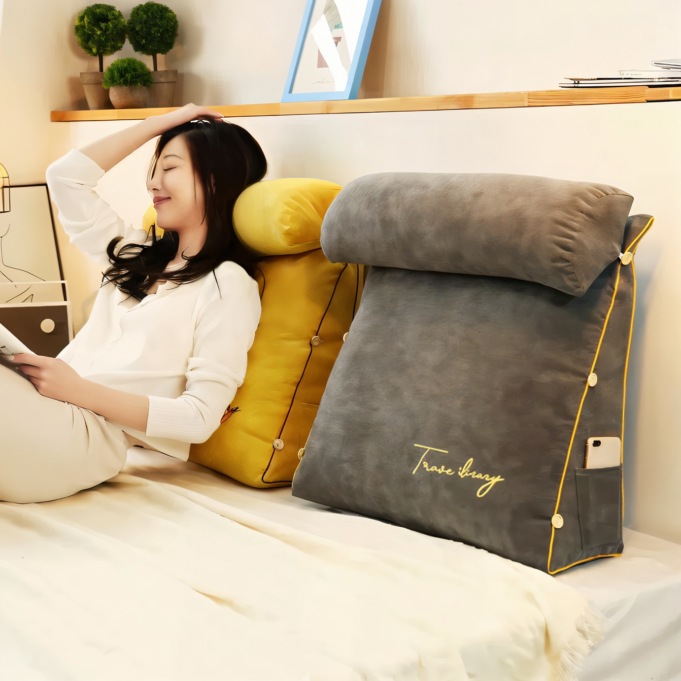 Cushion Reading for Ergonomic and Comfortable for Relaxation