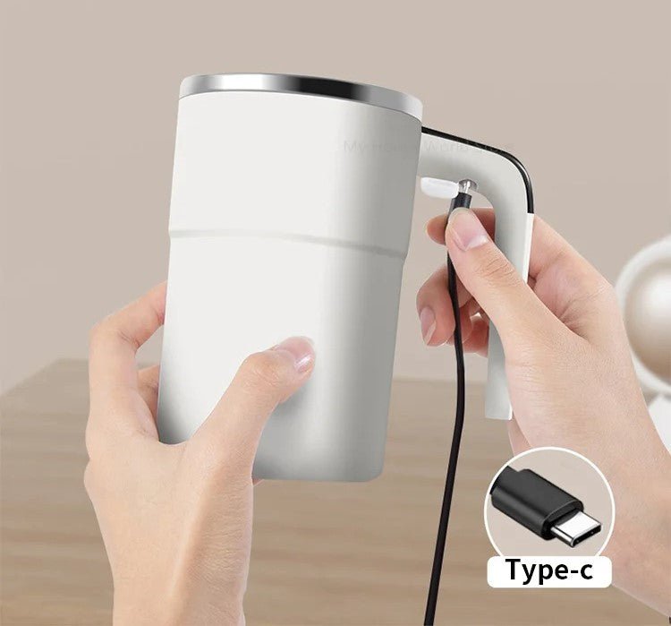Mug Rechargeable Self-Stirring Coffee for Smart Mixing Cup with Temperature Display
