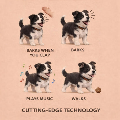 Interactive Toy Dog that Walks and Barks for Realistic Play Fun