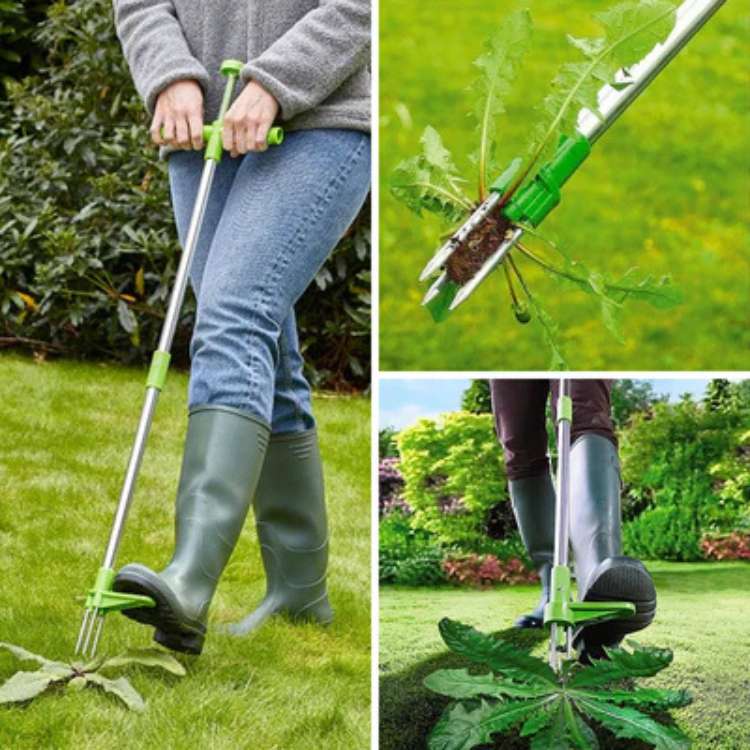 Ergonomic Weed Puller with Claw for Root Removal