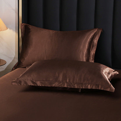 2pcs pillowcase silk