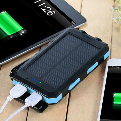 20000mah Solar Power Bank for Waterproof, Rugged & with Torch