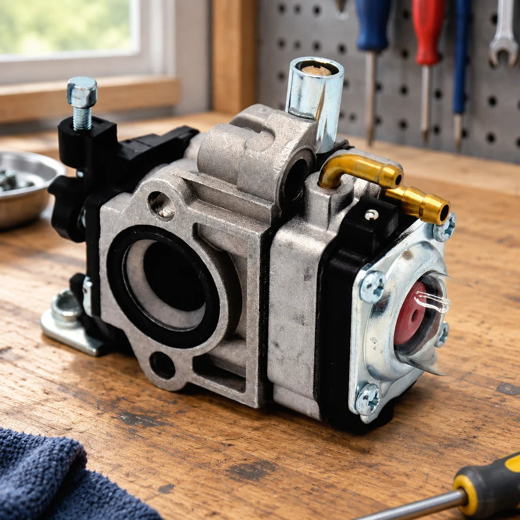 Carburateur de remplacement pour outils thermiques – mise en situation