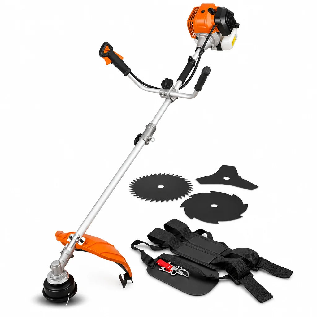 Débroussailleuse thermique 52 cm³ – vue en utilisation