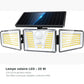 Projecteur solaire extérieur 210 LED avec détecteur de mouvement – puissance et caractéristiques