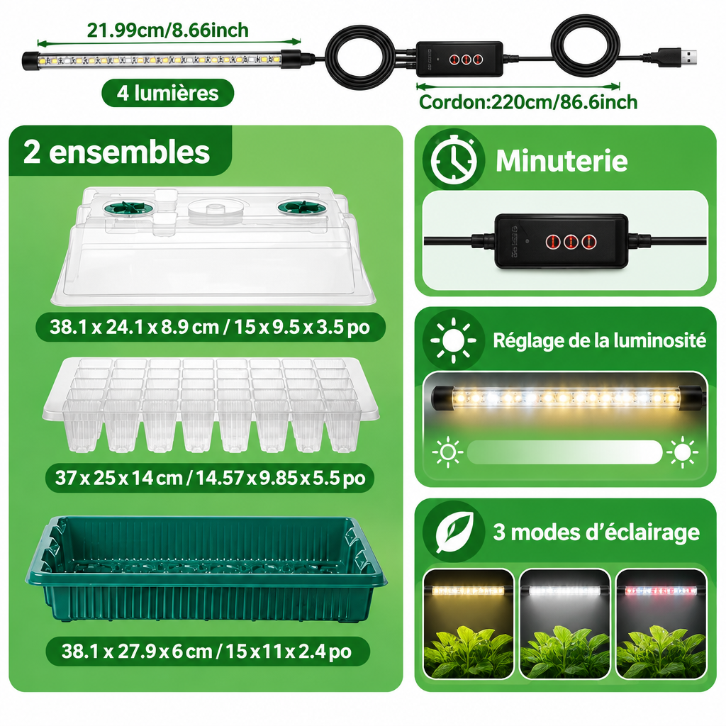 Contrôleur intelligent avec minuterie et luminosité