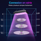 Connexion en série de plusieurs lampes horticoles