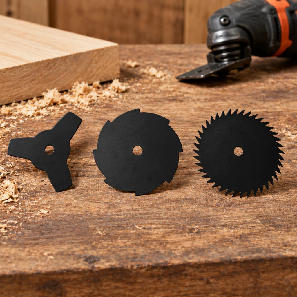 Lot de 3 lames 255 mm pour débroussailleuse – vue complémentaire