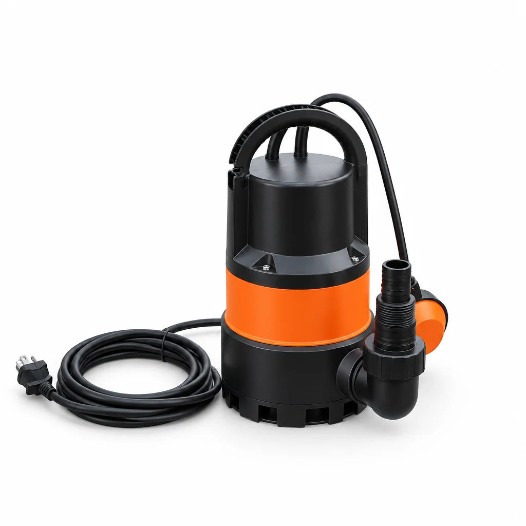 Pompe submersible pour eaux chargées 400 W avec flotteur – vue principale