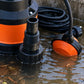 Pompe submersible pour eaux chargées 400 W avec flotteur – vue complémentaire