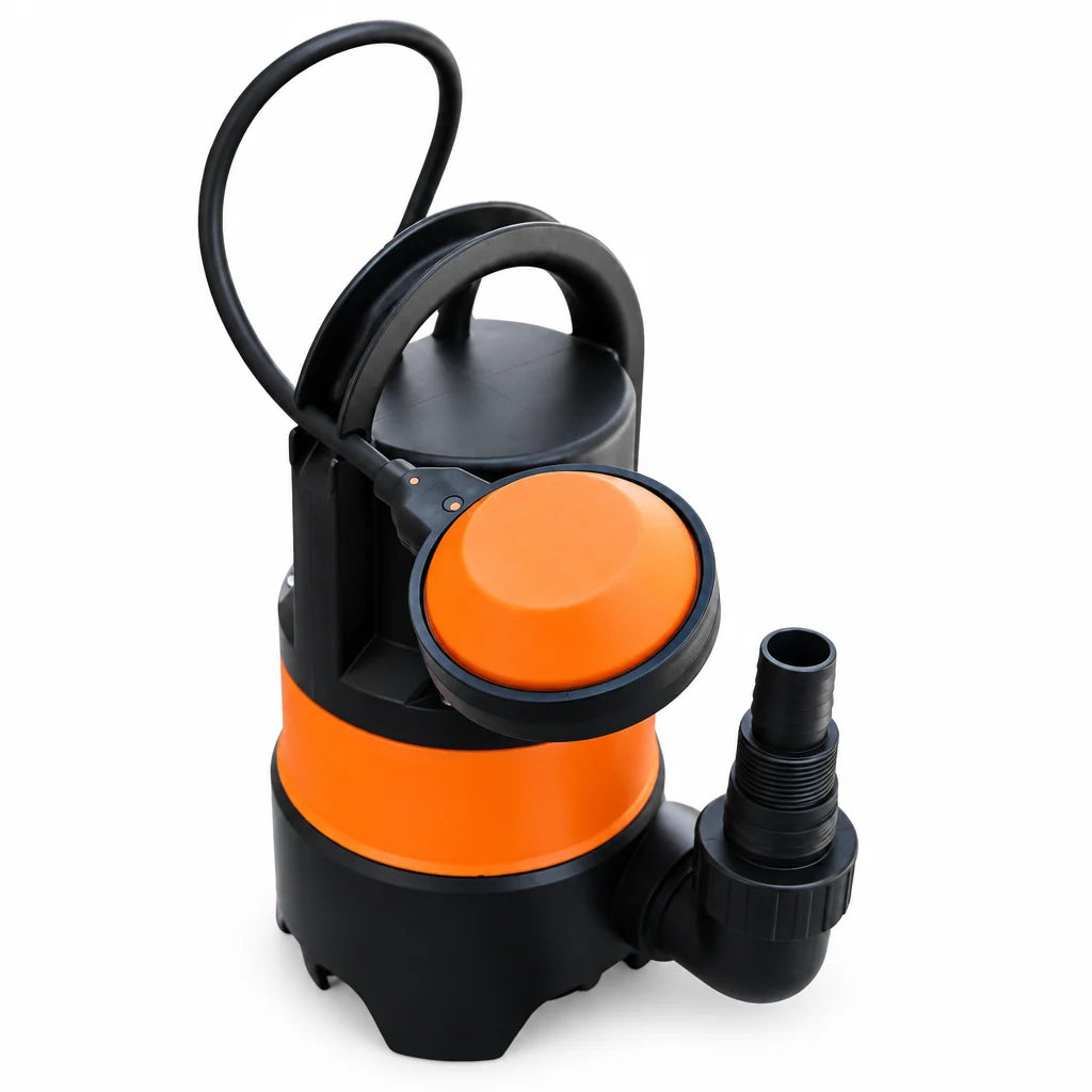Pompe submersible pour eaux chargées 400 W avec flotteur – présentation complémentaire