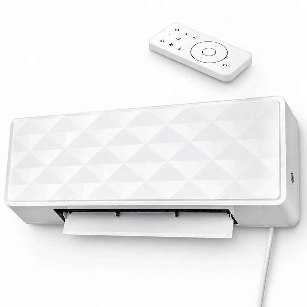 Radiateur céramique mural 2000 W avec Wi‑Fi et télécommande – détail du produit