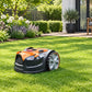 Robot tondeuse autonome 24 V sans fil périmétrique – mise en situation
