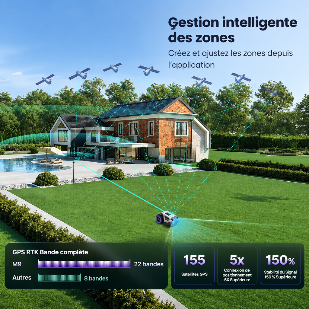Gestion multizone via application