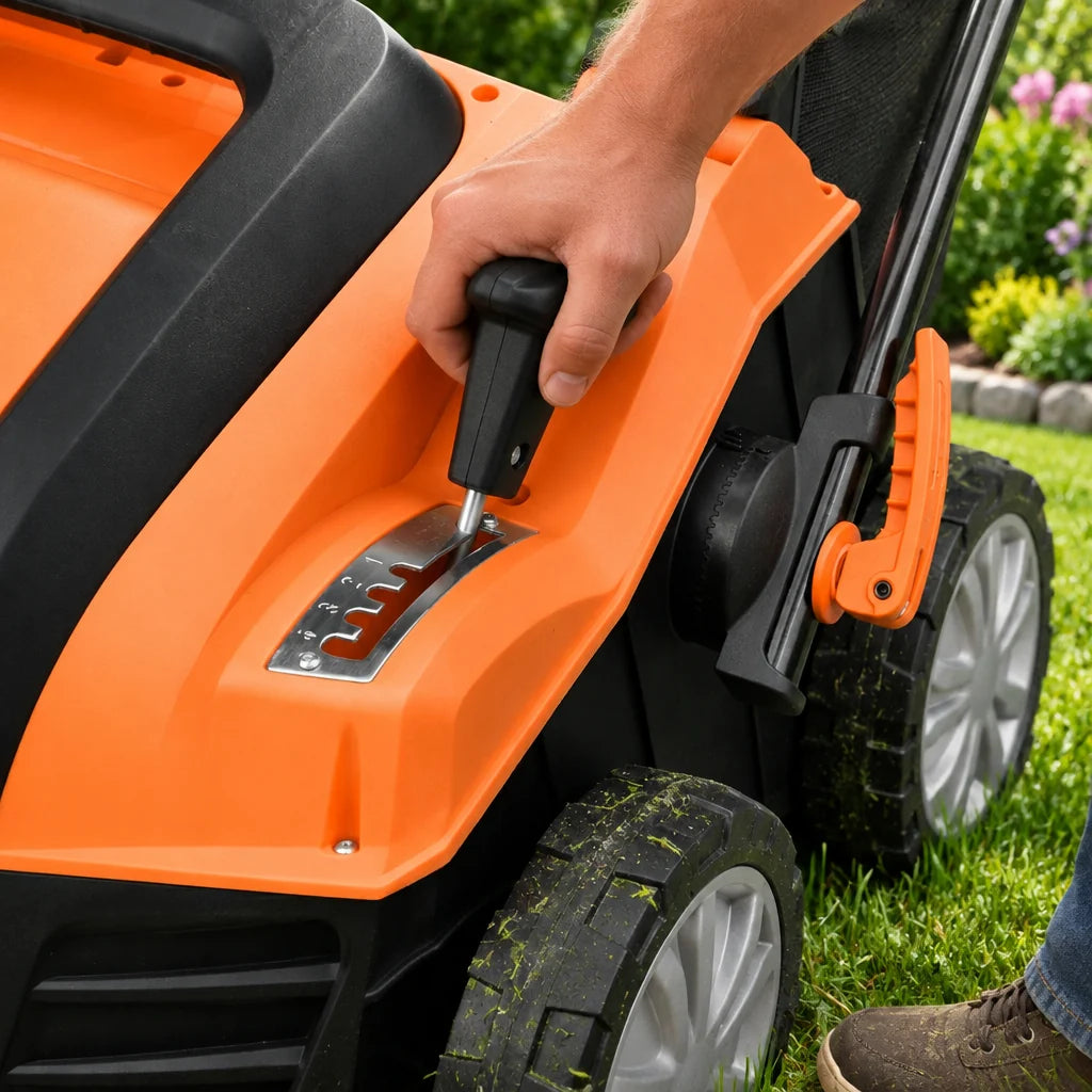 Scarificateur émousseur électrique 1800 W 40 cm – vue en utilisation