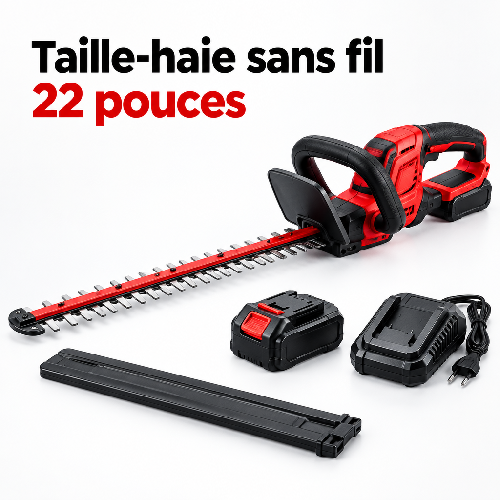 Taille-haie sans fil 22 pouces - vue principale