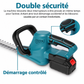 Double sécurité du taille-haie sans fil