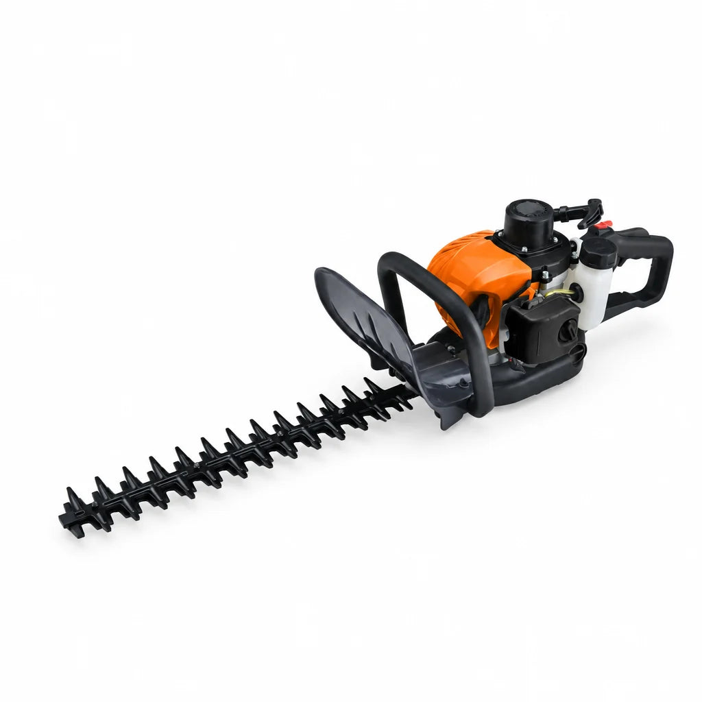 Taille-haie thermique 25,4 cm³ avec lames 60 cm – présentation complémentaire