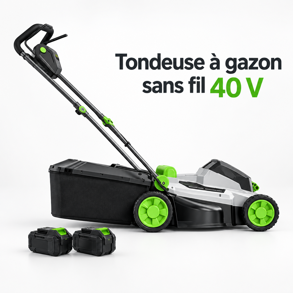 Tondeuse à gazon sans fil 40 V - vue principale