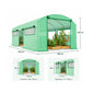 Walk-in tunnel greenhouse – 594 × 300 × 200 cm dimensions