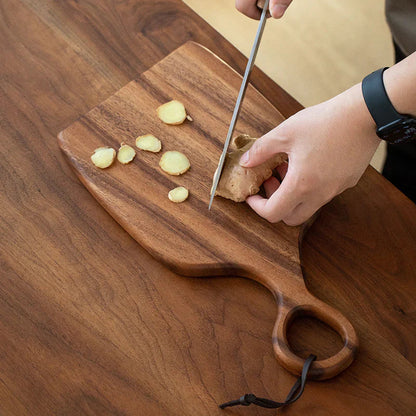 Walnut Cutting Board for Kitchen and Presentation with Double-Sided Design