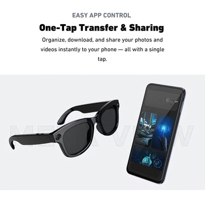 Visionx Smartglasses with Smart Glasses with Camera and Audio in Stylish Design