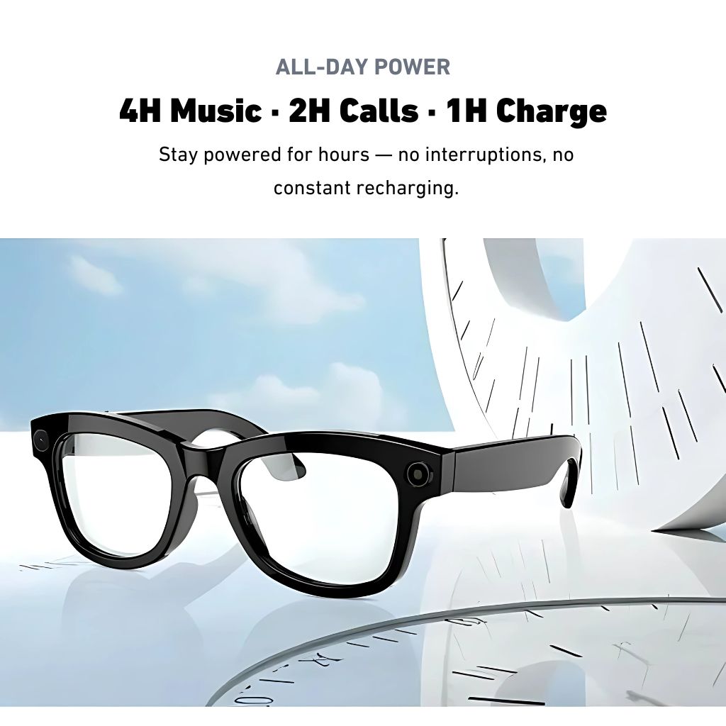 Visionx Smartglasses with Smart Glasses with Camera and Audio in Stylish Design