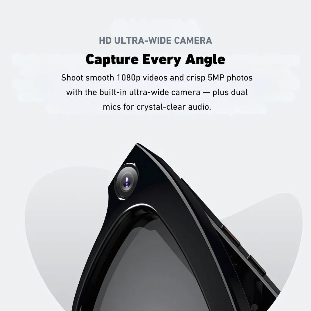 Visionx Smartglasses with Smart Glasses with Camera and Audio in Stylish Design