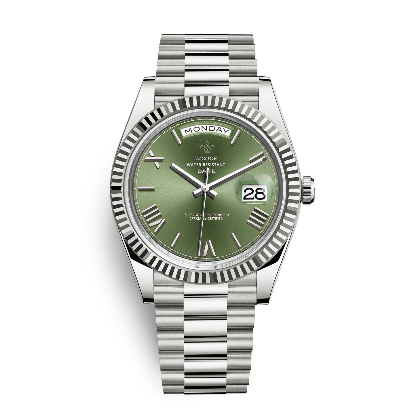Watch with Men’s Day and Date Display for Timeless and Elegant