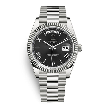 Watch with Men’s Day and Date Display for Timeless and Elegant