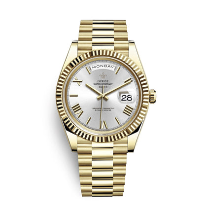 Watch with Men’s Day and Date Display for Timeless and Elegant